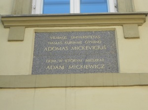 Plaque above the entrance to the Museum